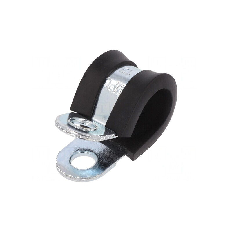 Clipsuri Øbuclă din oțel, 13mm, lățime 15mm, cu protecție din EPDM | Electronic-mag.ro | Componente Electronice Clipsuri Øbuclă din oțel, 13mm, lățime 15mm, cu protecție din EPDM | Electronic-mag.ro | Componente Electronice