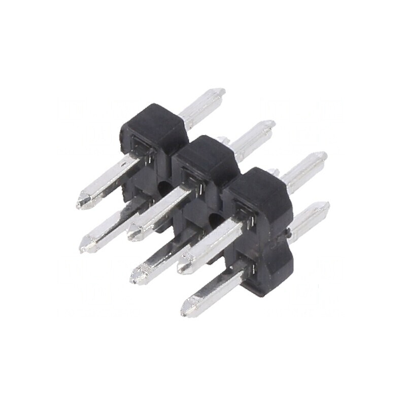 Conector Şiruri Pini Tată PIN 6 Drept 2,54mm THT pentru Circuite Elektronice | Electronic-mag.ro | Componente Electronice