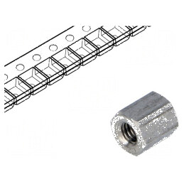 Piuliță Distanțieră Filetată 8mm - Filet Interior M4 Hexagonal pentru Fixare Profesională | Electronic-mag.ro | Componente Elect