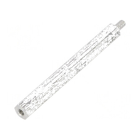 Piuliță Distanțieră Filetată 55mm cu Filet Intern M3 și Filet Extern M3 | Electronic-mag.ro | Componente Electronice