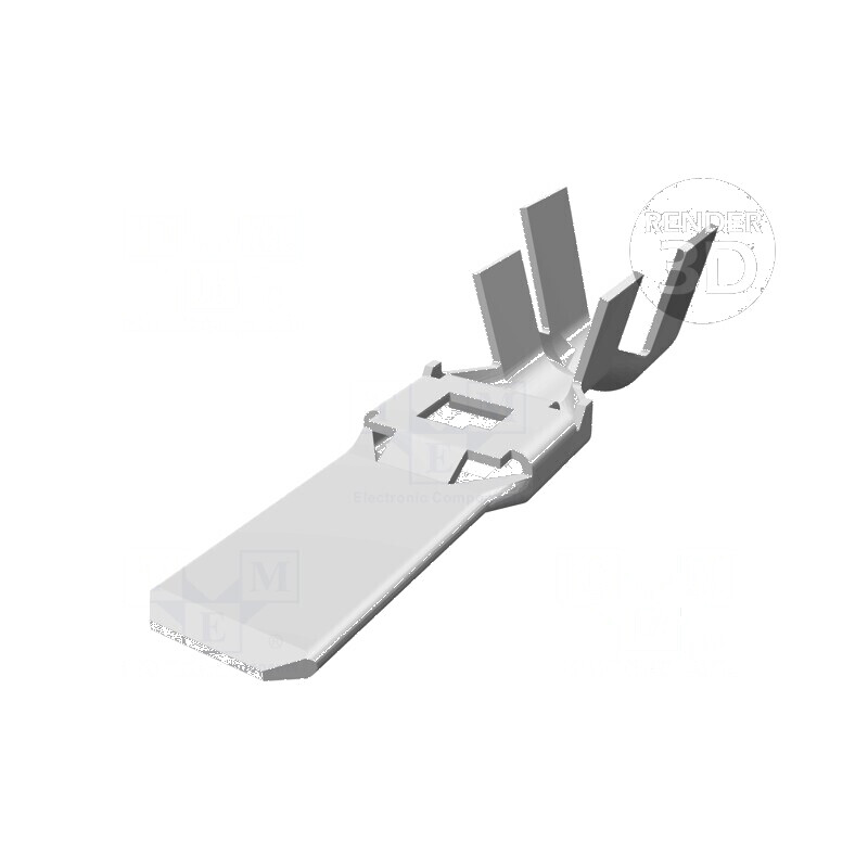 Pin tată cositorit 7-10mm² cu cablu crimpat din alamă - Conector electric de înaltă calitate | Electronic-mag.ro | Componente El