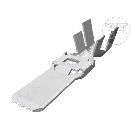 Pin tată cositorit 7-10mm² cu cablu crimpat din alamă - Conector electric de înaltă calitate | Electronic-mag.ro | Componente El