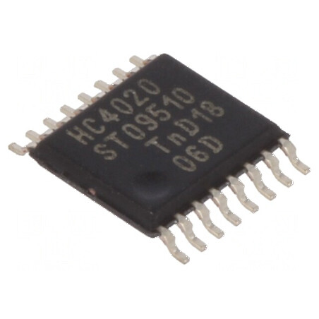 Contor Binar Digital 14bit CMOS SMD TSSOP16 HC 2-6VDC - IC | Electronic-mag.ro | Componente Electronice