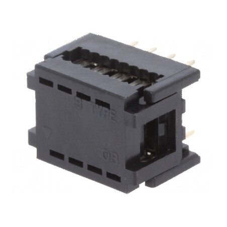 Conector IDC Adaptori PIN 8 DIL 7,62mm THT 1,27mm - Soluție de Interfațare Profesională | Electronic-mag.ro | Componente Electro