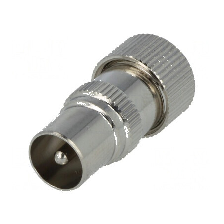 Conector coaxial 9,5mm (IEC 169-2) cu mufă tată drept pe cablu - soluție profesională de interconectare | Electronic-mag.ro | Co