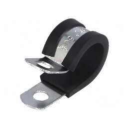 Clipsuri Øbuclă din oţel, dimensiuni 15,9÷17,5mm, lăţime 13mm, orificiu montaj 6,5mm | Electronic-mag.ro | Componente Electronic
