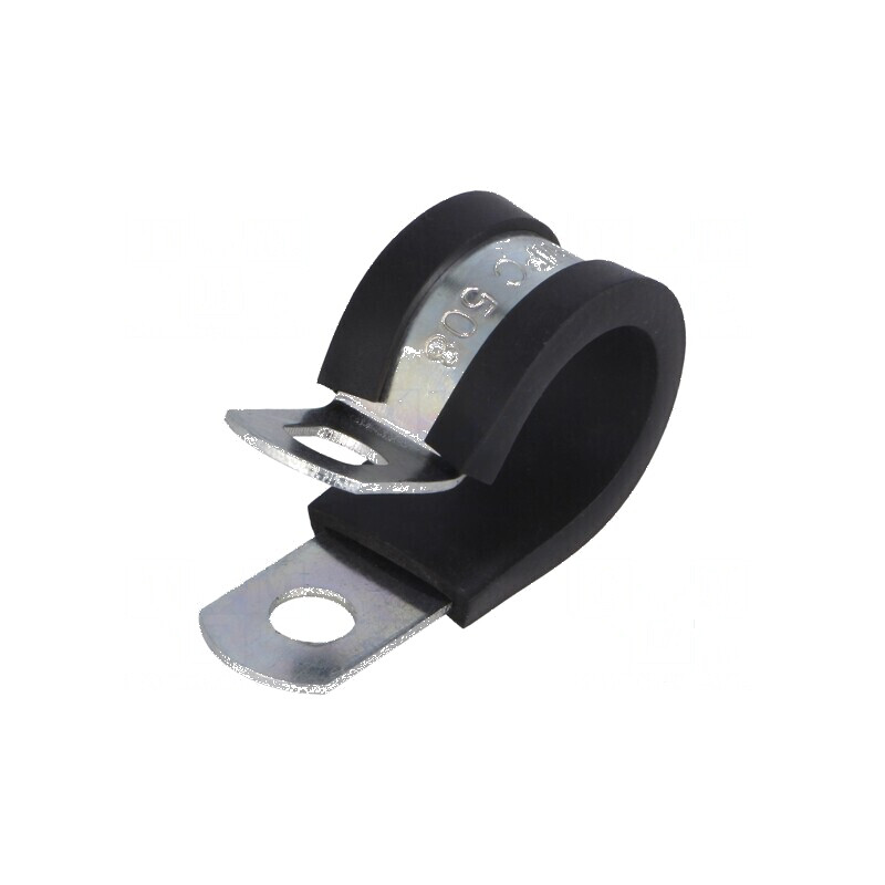 Clipsuri Øbuclă din oţel, dimensiuni 15,9÷17,5mm, lăţime 13mm, orificiu montaj 6,5mm | Electronic-mag.ro | Componente Electronic