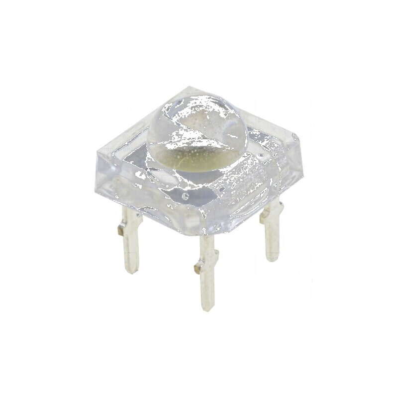 LED Super Flux 7,6x7,6mm Alb Rece 27lm 120° 90mA - Nr. Termic: 4 | Electronic-mag.ro | Componente Electronice