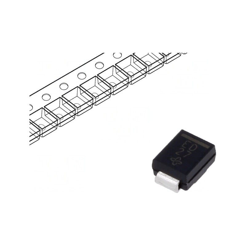 Diodă Redresoare SMD 200V 2A 50ns DO214AA SMB - Ufmax 0,9V | Electronic-mag.ro | Componente Electronice Diodă Redresoare SMD 200V 2A 50ns DO214AA SMB - Ufmax 0,9V | Electronic-mag.ro | Componente Electronice