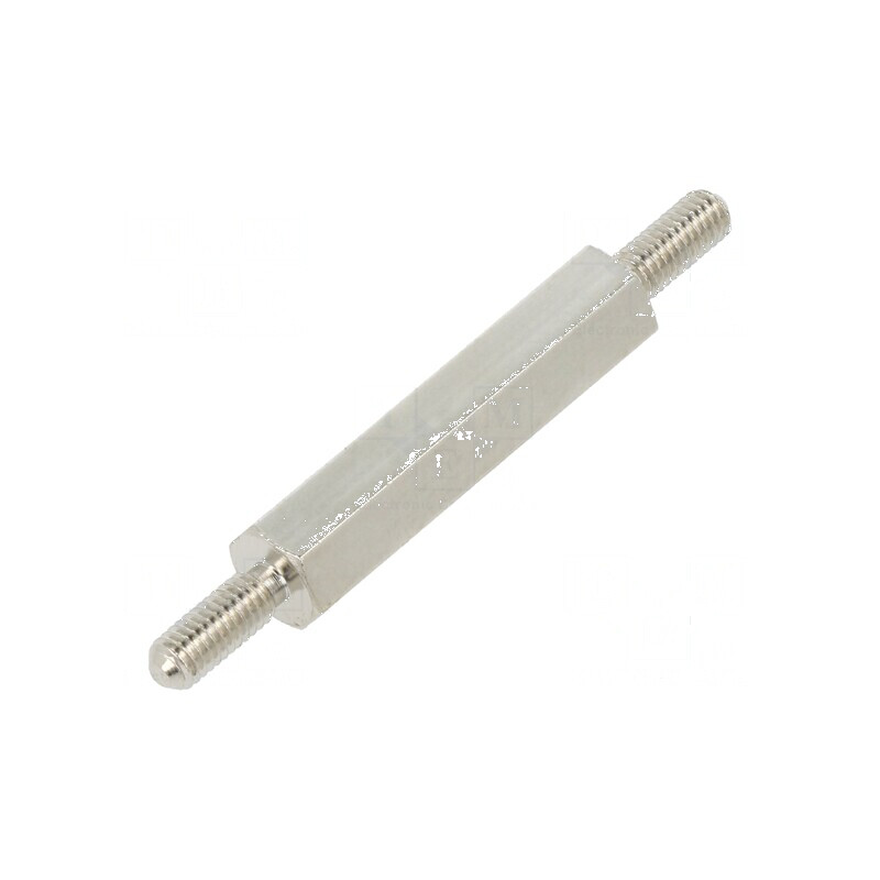 Piuliță Distanțieră Filetată Hexagonală 25mm Filet Exterior M3 | Electronic-mag.ro | Componente Electronice