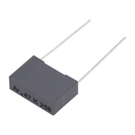 Condensator cu Poliester 470nF 160VAC 250VDC 15mm ±10% THT - Componentă Electronică de Înaltă Calitate | Electronic-mag.ro | Com