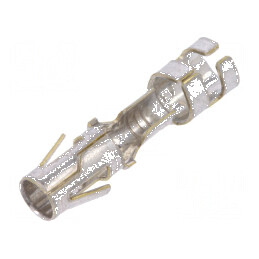 Pin mamă din alamă cositorit 0,5÷2mm² 20AWG÷14AWG crimpat 28A - Conector electric profesional | Electronic-mag.ro | Componente E