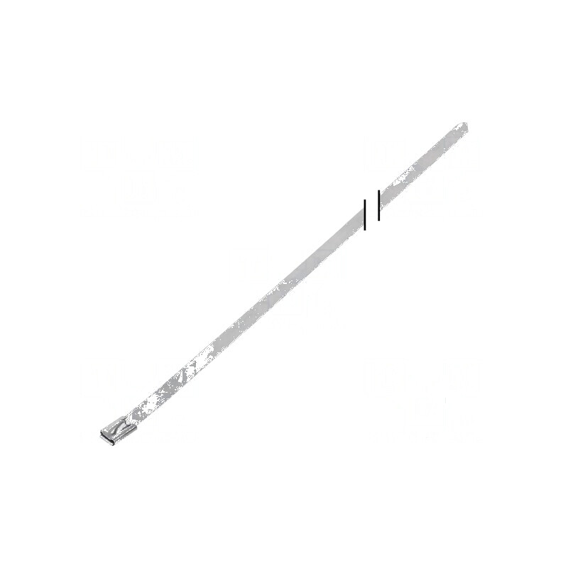 Colier de strângere din oțel inoxidabil AISI 304, dimensiuni L: 520mm, W: 7,9mm | Electronic-mag.ro | Componente Electronice