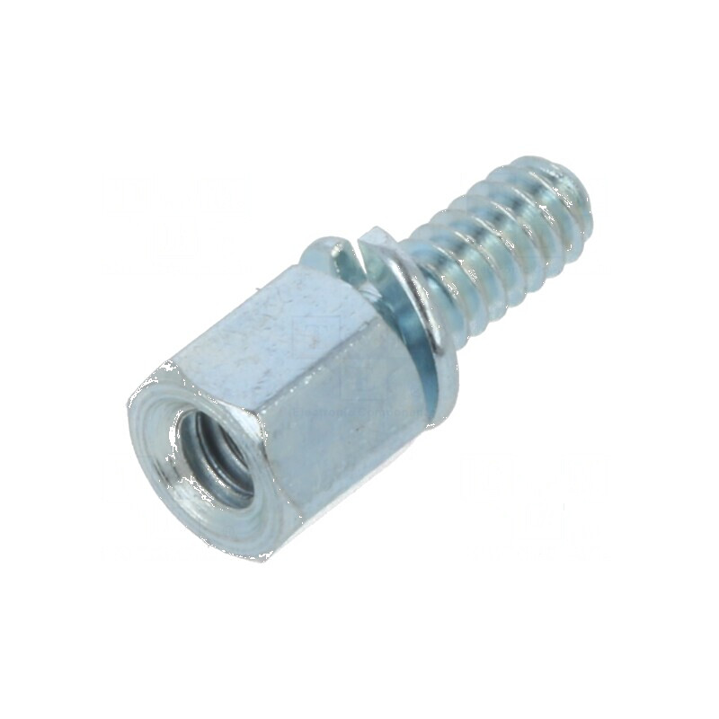 Piuliță Distanțieră Filetată 4,8mm UNC4-40 din Oțel - Accesoriu Industrial de Calitate | Electronic-mag.ro | Componente Electron