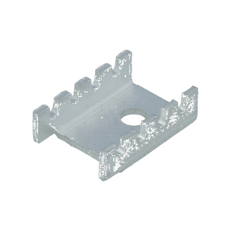 Radiator Presat U TO202/TO220 - Dimensiuni: L 19,05mm, W 13,21mm, H 6,35mm | Electronic-mag.ro | Componente Electronice
