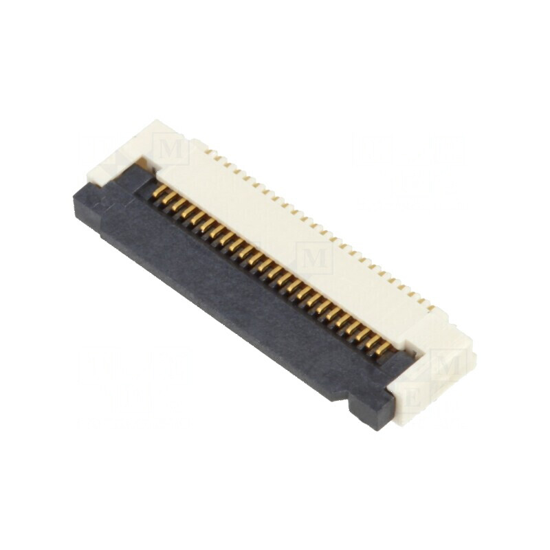 Conector FFC/FPC Orizontal 24 PIN ZIF SMT 50V 0,4A - Interval Temperaturi -25 până la 85°C | Electronic-mag.ro | Componente Elec