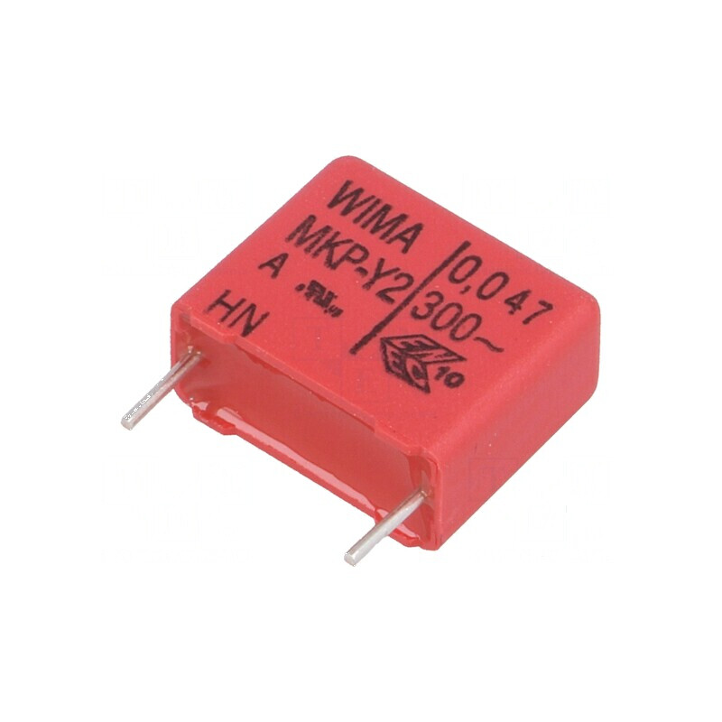 Condensator polipropilenă Y2 47nF THT ±10% 8x15x18mm, 15mm | Electronic-mag.ro | Componente Electronice