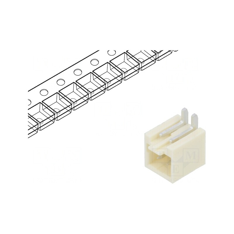 Conector cablu-placă soclu tată Pico-SPOX 1,5mm PIN 2 SMT - Componente electronice de înaltă calitate | Electronic-mag.ro | Comp