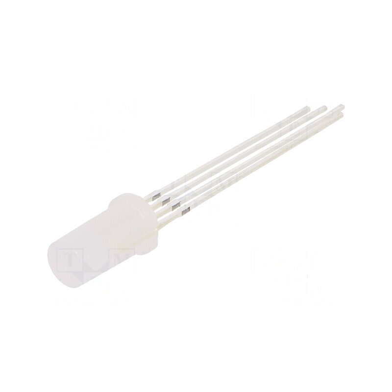 LED 5mm RGB 140° Plat cu Temperaturi de Funcționare între -30 și 85°C, Nr. Term: 4 | Electronic-mag.ro | Componente Electronice