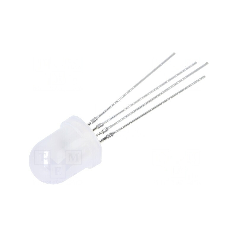 LED Programabil 8mm RGB 30° Convex cu 4 Termeni - Iluminare Personalizată | Electronic-mag.ro | Componente Electronice