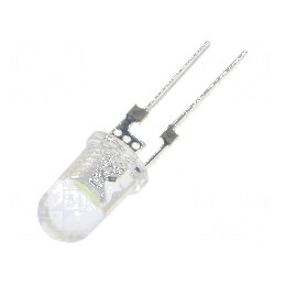 LED 5mm Alb Rece 50000-60000 mcd 40° Convex - Lumină Strălucitoare pentru Proiecte DIY | Electronic-mag.ro | Componente Electron