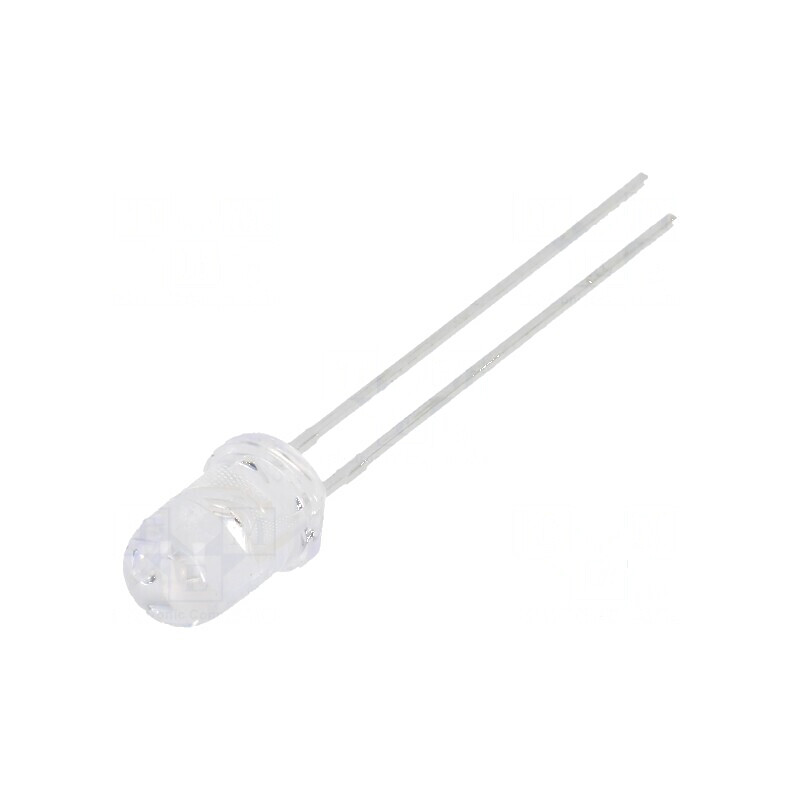 LED 5mm Galbenă 1000mcd 30° Convex - Lumină Frontala Nr. Term: 2 | Electronic-mag.ro | Componente Electronice