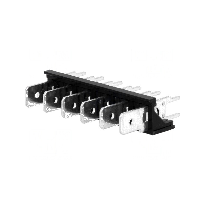 Terminal conector spadă 6,3mm THT 250V drept, Raster 7,62mm - Componentă electrică profesională | Electronic-mag.ro | Componente Terminal conector spadă 6,3mm THT 250V drept, Raster 7,62mm - Componentă electrică profesională | Electronic-mag.ro | Componente