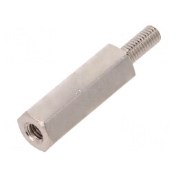 Piuliță Distanțieră Filetată 18mm - Filet Interior M3, Filet Exterior M3 | Electronic-mag.ro | Componente Electronice