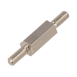 Piuliță Distanțieră Tretată 12mm Filet Exterior M3 Hexagonal - Accesorii pentru Montaj | Electronic-mag.ro | Componente Electron