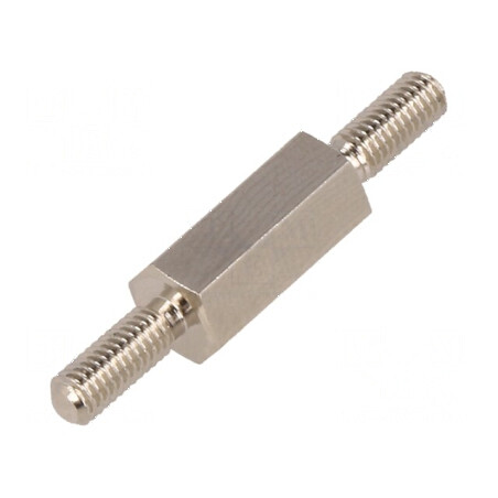 Piuliță Distanțieră Tretată 12mm Filet Exterior M3 Hexagonal - Accesorii pentru Montaj | Electronic-mag.ro | Componente Electron