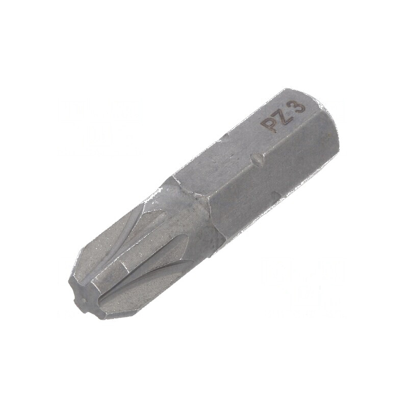 Capăt de șurubelniță Pozidriv® PZ3, Lungime Totală 25mm, Standard | Electronic-mag.ro | Componente Electronice