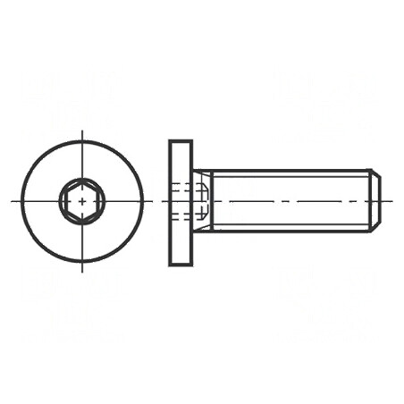 Şurub M3x8 cu cap rotund imbus HEX 1,5mm din oţel - 10 bucăți | Electronic-mag.ro | Componente Electronice