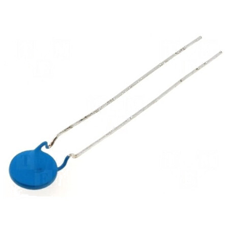 Siguranță termistor PTC 120mA 24V ceramică 5mm Ø0,6x35mm - Componentă electronică de protecție | Electronic-mag.ro | Componente 