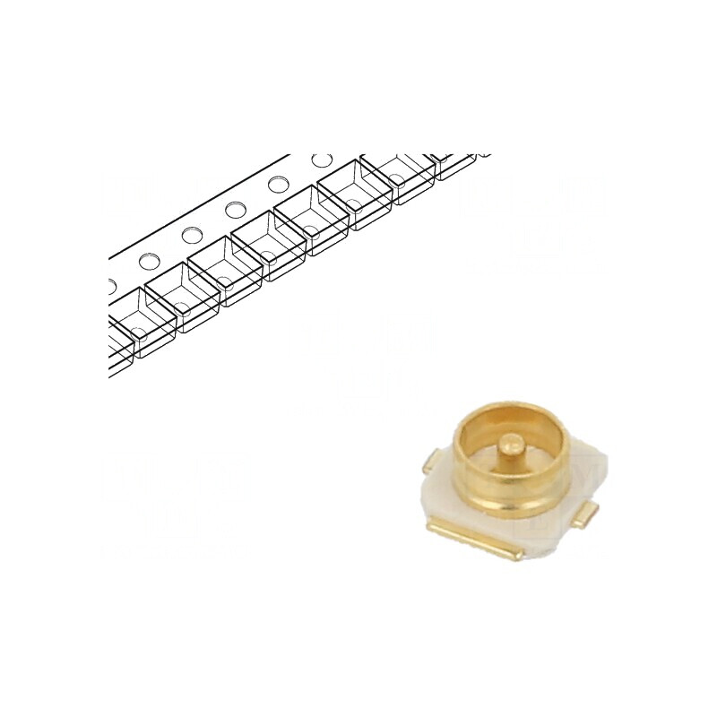 Conector U.FL (IPX/AMC) 50Ω SMT Tată, Tăiat din Rolă - Soclu de Înaltă Performanță pentru Aplicații RF | Electronic-mag.ro | Com Conector U.FL (IPX/AMC) 50Ω SMT Tată, Tăiat din Rolă - Soclu de Înaltă Performanță pentru Aplicații RF | Electronic-mag.ro | Com