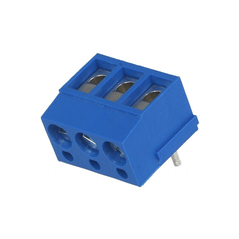 Regletă de Conexiuni pentru PCB - 5mm, 3 Piste | Electronic-mag.ro | Componente Electronice
