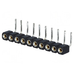 Conector șiruri pini soclu mamă 10 contacte întoarse - Componente Electronice Profesionale | Electronic-mag.ro | Componente Elec