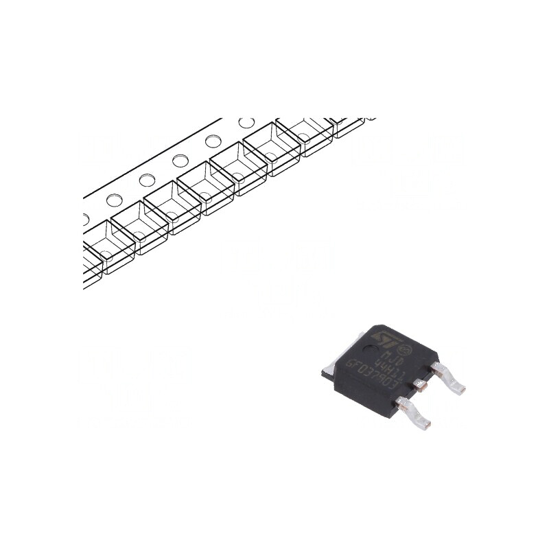Tranzistor NPN Bipolar 80V 8A 20W DPAK - Componentă Electronică de Putere | Electronic-mag.ro | Componente Electronice