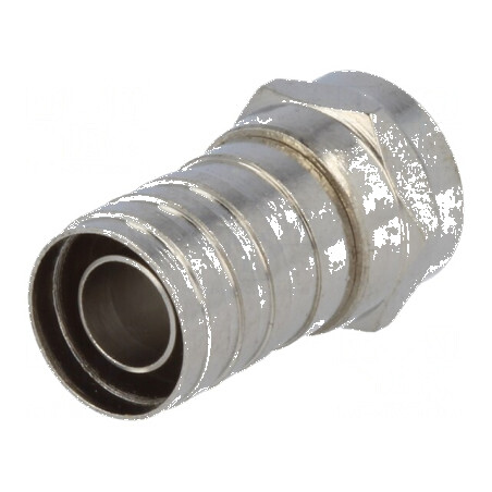 Conector F Mufă Tată Drept 8,5mm Crimpat pe Cablu - Soluție de Conectare pentru Antene TV | Electronic-mag.ro | Componente Elect