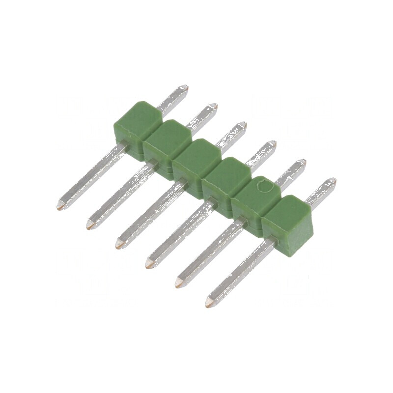 Conector AMPMODU MOD II - Şiruri Pini Tată 6 PIN THT | Electronic-mag.ro | Componente Electronice
