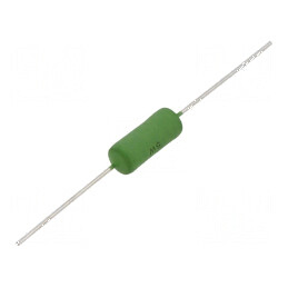 Rezistor bobinat THT 10Ω 5W ±5% 7,5x18mm pentru temperaturi între -50 și 250°C, 80ppm/°C | Electronic-mag.ro | Componente Electr
