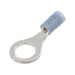Vârf inelar M8 pentru cabluri de 1÷2,5mm², izolat, din cupru cositorit, temperatura de operare -55÷105°C | Electronic-mag.ro | C