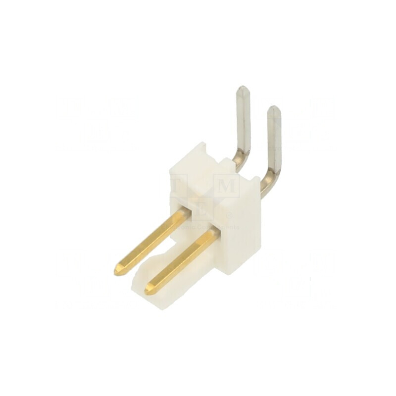 Conector cablu-placă KK 254 PIN 2 THT unghi 90° soclu pentru aplicații electronice | Electronic-mag.ro | Componente Electronice
