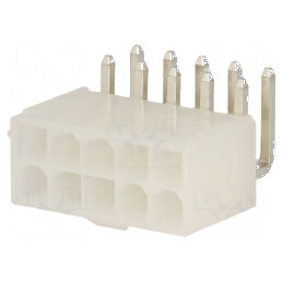 Conector cablu-placă soclu tată N42G 4,2mm PIN 10 THT 600V - Componentă electronică de înaltă calitate | Electronic-mag.ro | Com