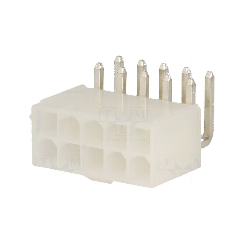 Conector cablu-placă soclu tată N42G 4,2mm PIN 10 THT 600V - Componentă electronică de înaltă calitate | Electronic-mag.ro | Com