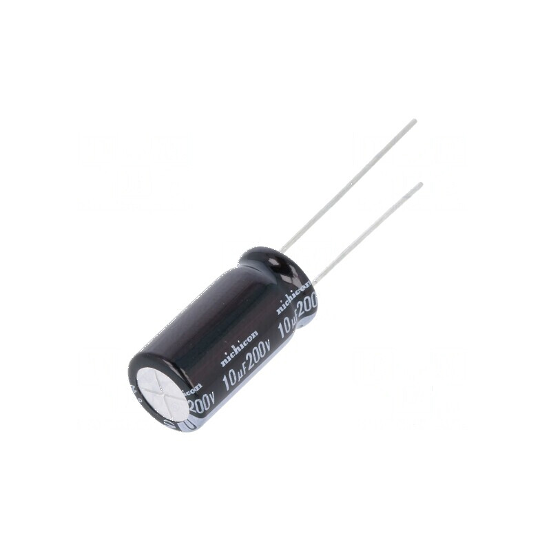 Condensator Electrolitic Low ESR THT 10µF 200VDC Ø10x20mm - Componentă Electronică de Înaltă Performanță | Electronic-mag.ro | C Condensator Electrolitic Low ESR THT 10µF 200VDC Ø10x20mm - Componentă Electronică de Înaltă Performanță | Electronic-mag.ro | C