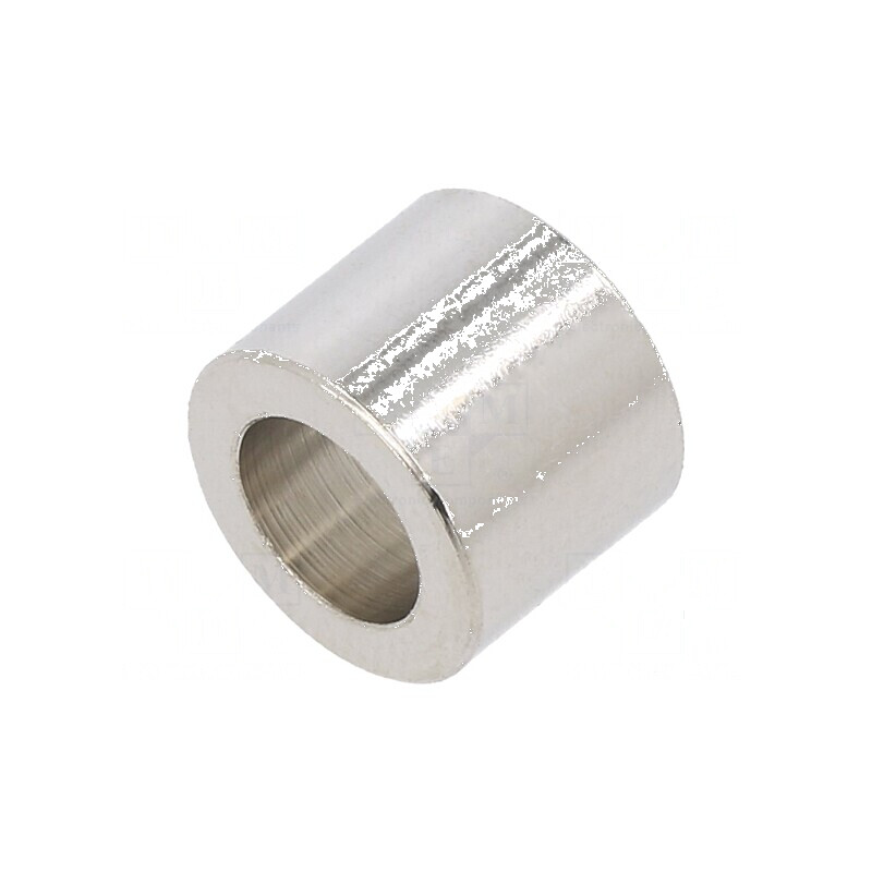 Manşon Distanţier 8mm Cilindric din Alamă Nichelată - Diametru Exterior 10mm | Electronic-mag.ro | Componente Electronice
