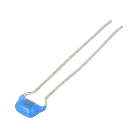 Condensator ceramic MLCC 100nF 50V C0G (NP0) ±5% THT 2,5mm - Componentă electronică de înaltă precizie | Electronic-mag.ro | Com