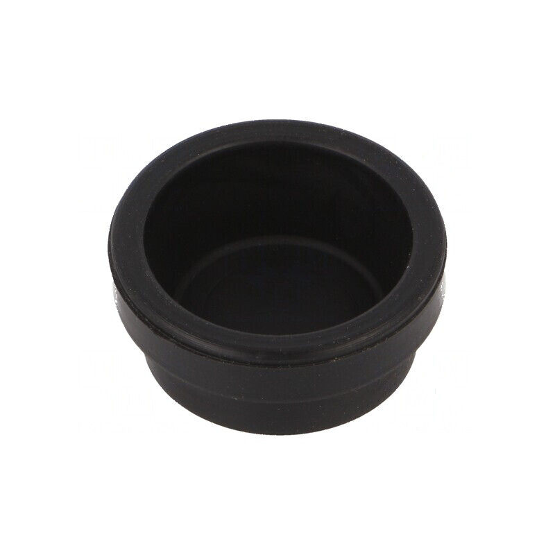 Obturator elastomer Seal Plug DS 20mm, negru, -20° la 80°C, IP54 | Electronic-mag.ro | Componente Electronice