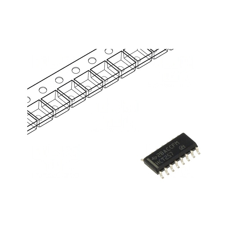 Multiplexor Digital 2 în 1 IC, Selector de Date, Ch: 4 SMD - Componente Electronice Profesionale | Electronic-mag.ro | Component