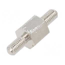 Piuliță Distanțieră Filetată 6mm, Filet Exterior M3, Hexagonală | Electronic-mag.ro | Componente Electronice